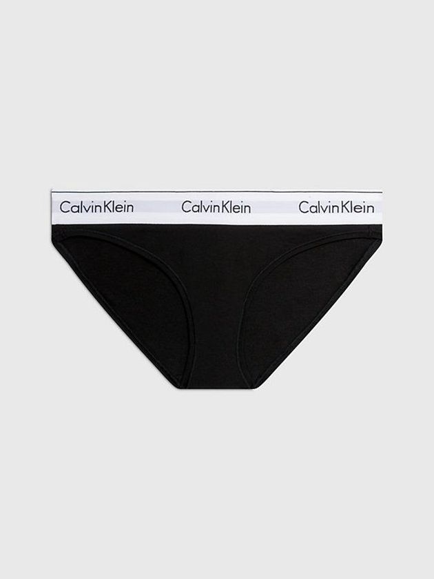 Calvin Klein USA Bikini - Modern Cotton Womens Briefs Black 3502849-NS